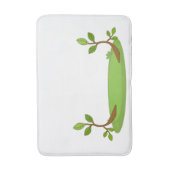 Tapis De Bain "Botanical Bliss Bathmat - Lush Green Design" (Devant (Vertical))