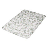 Tapis de bain botanique aquarelle (Angle)