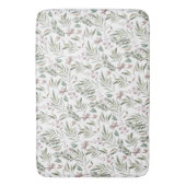 Tapis de bain botanique aquarelle (devant Vertical)