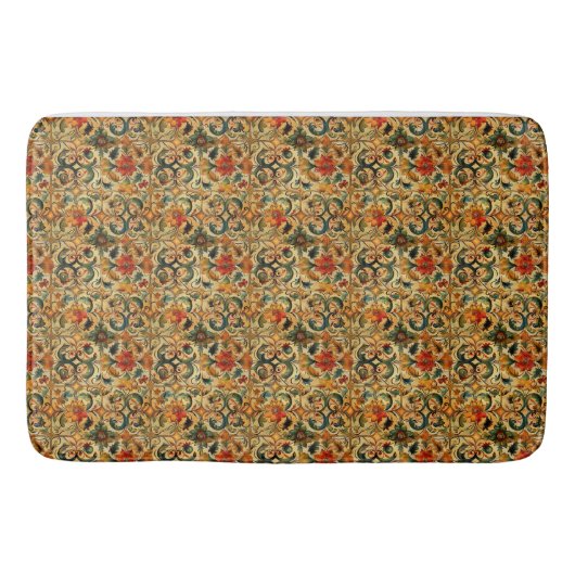 Tapis De Bain Botanique de l'âge d'or (Devant)