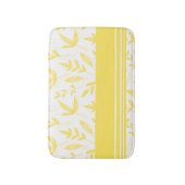 Tapis de bain botanique jaune (Devant (Vertical))