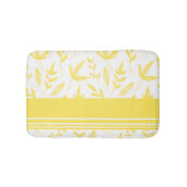 Tapis de bain botanique jaune (Devant)