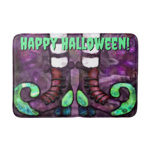 Tapis De Bain Bottes de sorcières d'Halloween Whimsical Personna