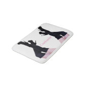 Tapis De Bain Bottes en cuir noir à hauteur de cuisse Thunder_Co (Angle)