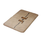 Tapis De Bain Bottes Occidentales Et Fils Barbelés (Angle)