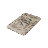 Tapis De Bain Bouclier Maccabee du désert et oreilles (Angle)