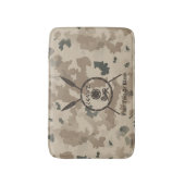 Tapis De Bain Bouclier Maccabee du désert et oreilles (Devant (Vertical))