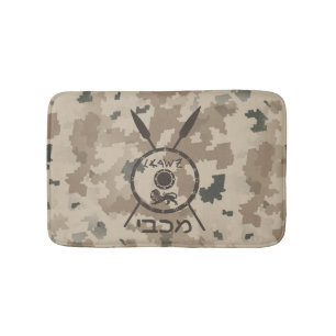 Tapis De Bain Bouclier Maccabee du désert et oreilles