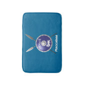 Tapis De Bain Bouclier Maccabee Et Paroles (Devant (Vertical))