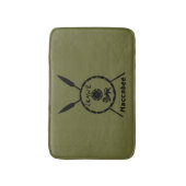 Tapis De Bain Bouclier Maccabee Soumis Et Voies (Devant (Vertical))