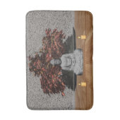 Tapis De Bain Bouddha dans une chambre - 3D rendent (Devant (Vertical))