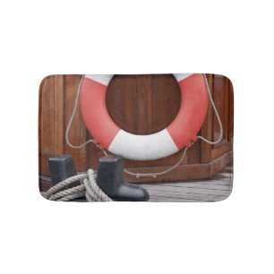 Tapis De Bain Bouée de sauvetage de bateaux