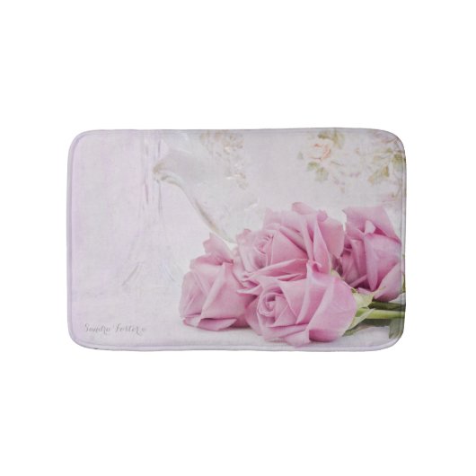 Tapis De Bain Bougies et Roses (Devant)