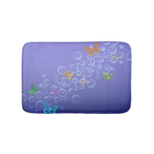 Tapis De Bain Bouillonne les papillons de n (Devant)