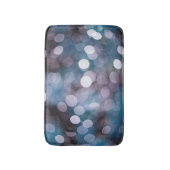 Tapis De Bain Boukeh gris bleu, arrière - plan abstrait. (Devant (Vertical))
