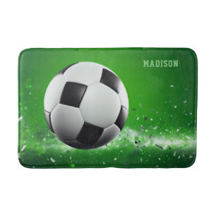 Tapis De Bain Boule de football de nom personnalisé