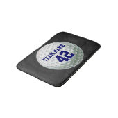 Tapis De Bain Boule de golf peinte avec le nom (Angle)