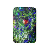Tapis De Bain Boule rouge arbre de Noël vert (Devant (Vertical))