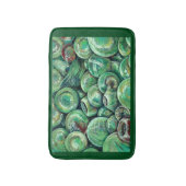 Tapis De Bain Boules de Noël vertes (Devant (Vertical))