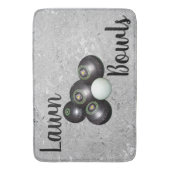 Tapis De Bain Boules De Pelouse Argent Et Jack, Mousse De Bain E (devant Vertical)
