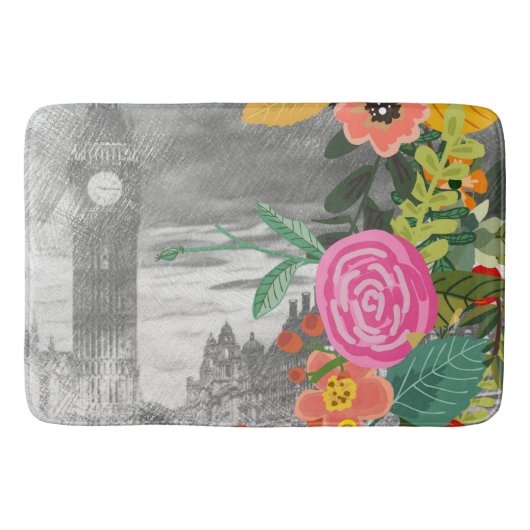 Tapis De Bain Bouquet de fleurs (Devant)