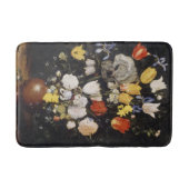 Tapis De Bain Bouquet de fleurs dans un vase de terre (1610) (Devant)