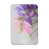 Tapis De Bain Bouquet de pois doux (Devant (Vertical))
