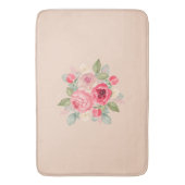 Tapis De Bain Bouquet de roses peintes (devant Vertical)