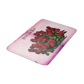 Tapis De Bain Bouquet de roses rouges (Angle)