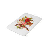 Tapis De Bain Bouquet Rose Décor (Angle)