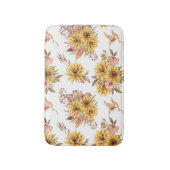 Tapis De Bain Bouquet Sunflower (Devant (Vertical))