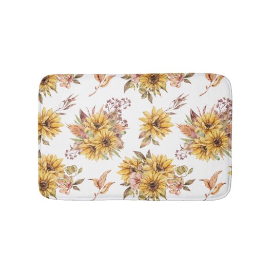 Tapis De Bain Bouquet Sunflower (Devant)