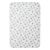 Tapis De Bain Bourgeons de fleurs roses (devant Vertical)