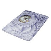 Tapis De Bain Boussole pourpre de poulpe (Angle)