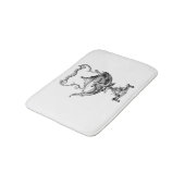 Tapis De Bain Bouteille de thé antique (Angle)