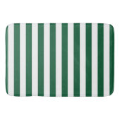 Tapis De Bain Bouteille vintage classique Vert & Blancs (Devant)