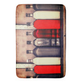 Tapis De Bain Bouteilles de verre d'Artsy (devant Vertical)