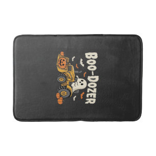 Tapis De Bain Bouteur fantôme de Halloween Boo-Dozer Conception_