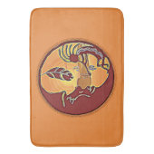 Tapis De Bain Bouton paysage - Plume de lune Kokopelli 1 (devant Vertical)