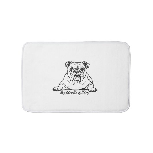 Tapis De Bain Bouvier adorable (Devant)
