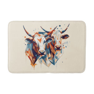 Tapis De Bain Bovins de Ferme Scandi