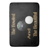 Tapis De Bain Bowled Et De Beaux Bowls De Pelouse Design, (devant Vertical)