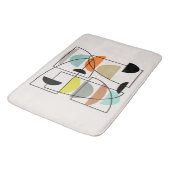 Tapis De Bain "Bowls" modernes du milieu du siècle (Angle)