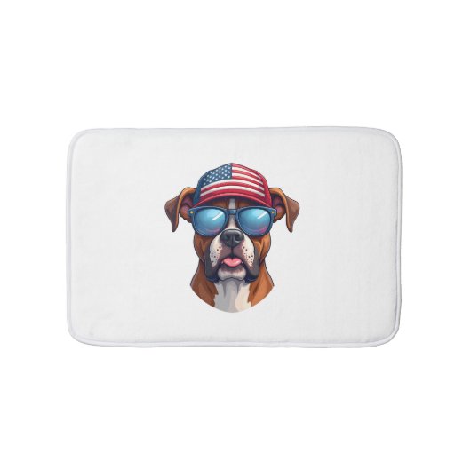 Tapis De Bain Boxer 4 juillet (Devant)