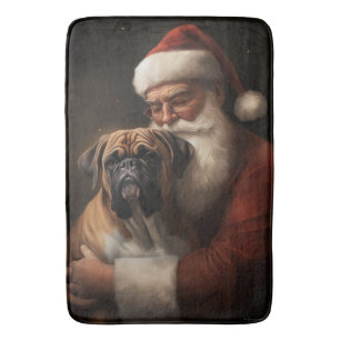 Tapis De Bain Boxer avec Noël Festif du Père Noël