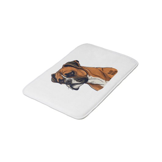 Tapis De Bain Boxer Bark Designs Punchy Graphic designs (Angle)