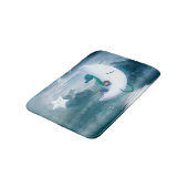 Tapis De Bain Boy & Seahorse Fishing on the Moon (Angle)