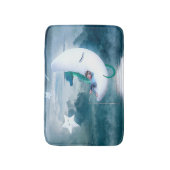 Tapis De Bain Boy & Seahorse Fishing on the Moon (Devant (Vertical))