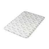 Tapis De Bain Branche d'olive Neutre Botanique (Angle)