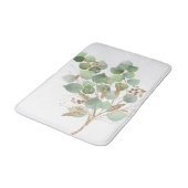 TAPIS DE BAIN BRANCHE EUCALYPTUS VERTE BAIN BAIN BLANC MAT (Angle)
